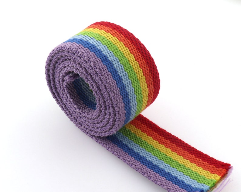 Strap webbing 1.5" cotton/polyester webbing soft ribbon 7 color cotton webbing for Handbag Strap Webbing Belt Strap Webbing Bag strap image 4