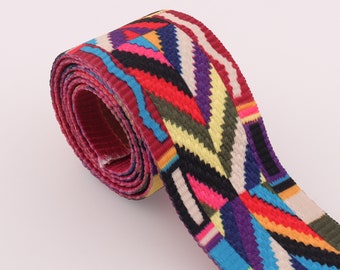 Webbing Belt by the yards webbing strap 2" colorful Webbing Key Fob Webbing Lanyard webbing tape,Bag Purse Webbing Leash Supplies