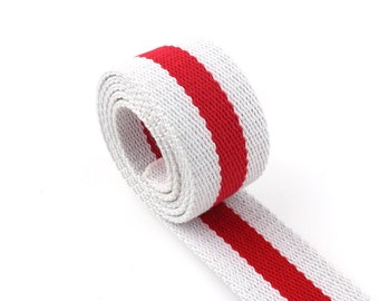 Stripe Webbing Colorful Soft webbing,1.5" heavy duty webbing Purse Strap Bag Straps for key fob Bag straps crossbody bag belt supplies