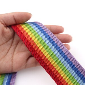Strap webbing 1.5" cotton/polyester webbing soft ribbon 7 color cotton webbing for Handbag Strap Webbing Belt Strap Webbing Bag strap image 7