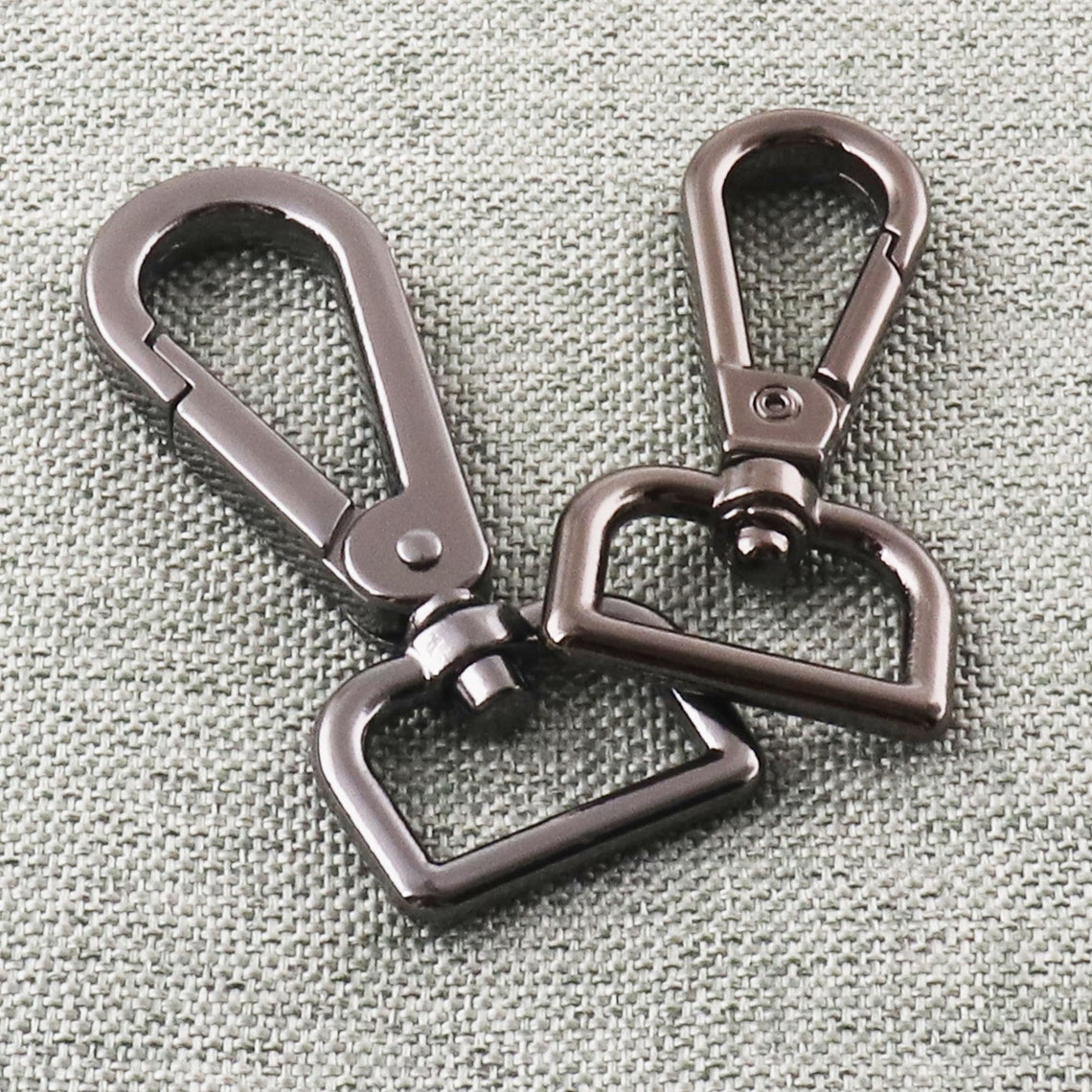 Swivel Clasps Swivel Dog Collar Hook 3/4 Gunmetal Lobster Etsy