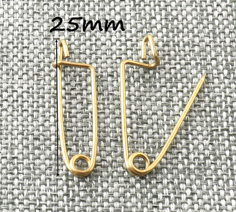 Safety Pins Gold Small Brooch Pins Unique Shape Needle Pins Kilt Pins Pins for Sewing Jewelry Making-3050pcs