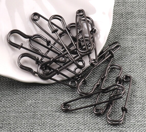 Safety Pins Gunblack Small Needles Brooch Pins Charming Safety