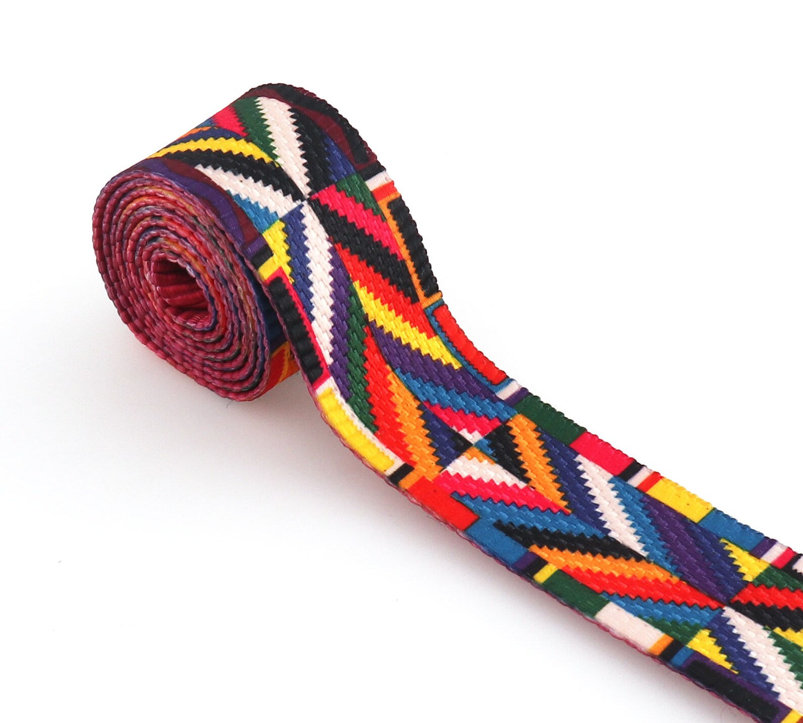 Square Rope Webbing Pattern Webbing 1 1/2 Inch Soft Ribbon Jacquard Webbing Heavy Duty Webbing With ...