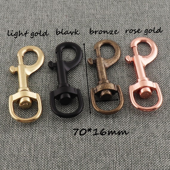 Swivel Lobster Clasps Metal Trigger Snap Hooks 5/8'' Double Ended