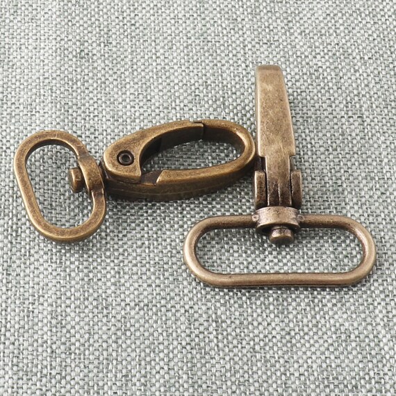 Antique brass lobster clasp deals