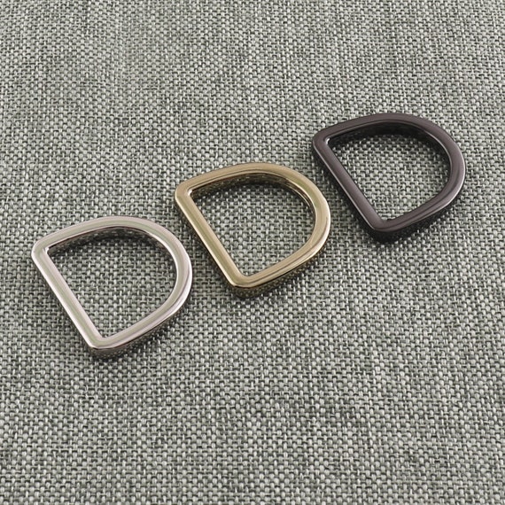 D Rings Metal Loops Buckles 13/16/20/25mm For Webbing Bag Straps Dog Leads  10pcs | eBay