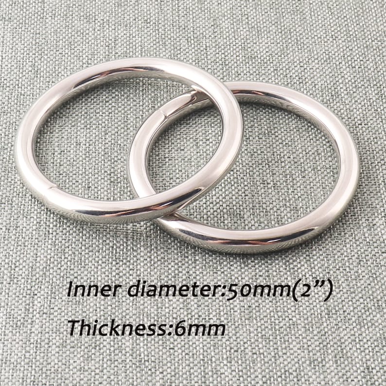 2 Inch O Ring Extra Large Jump Ring Thick Open Round Jump Ring Etsy