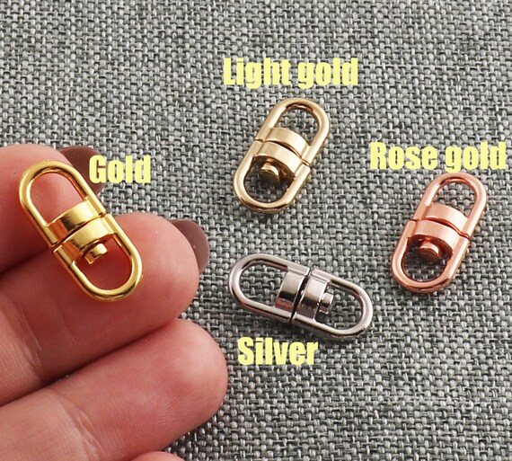 Swivel Links Metal Swivel Connectors MULTI COLOR 205mm Swivel Joint  Connector Clasp FOR Purse Strap Key Chain Jewelry Making-50pcs 