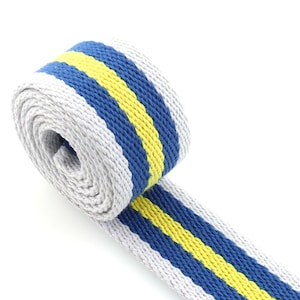 Stripe Webbing Colorful Cotton/Polyester strap webbings,1.5 inch Purse Strap Bag Straps key fob webbing Bag straps belt supplies