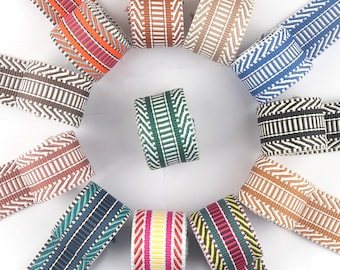 1,5-Zoll-Gurtband Hochleistungs-Jacquard-Gurtband Ethnisches Gurtband 1 1/2-Zoll-gewebtes besticktes Band für Taschengurt-Lanyard-Bekleidungszubehör