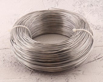 18 Gauge/20M Aluminum Wire Silver color Beading Wire  Bead Wire Jewelry Wire Craft Wire Winding wire necklace making line