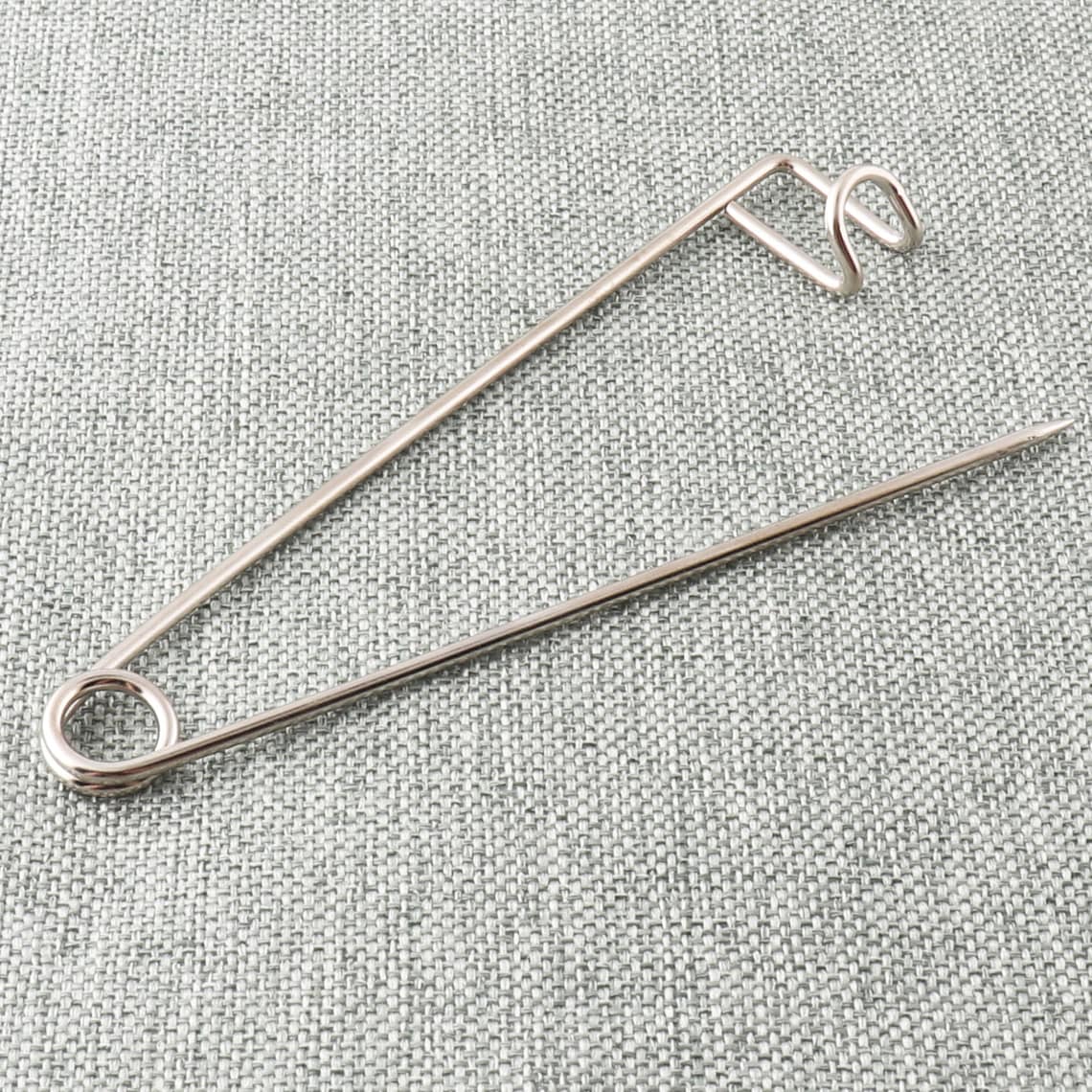 Giant Safety Pins Jumbo Laundry Safety Pins 10cm Silver Stitch Etsy