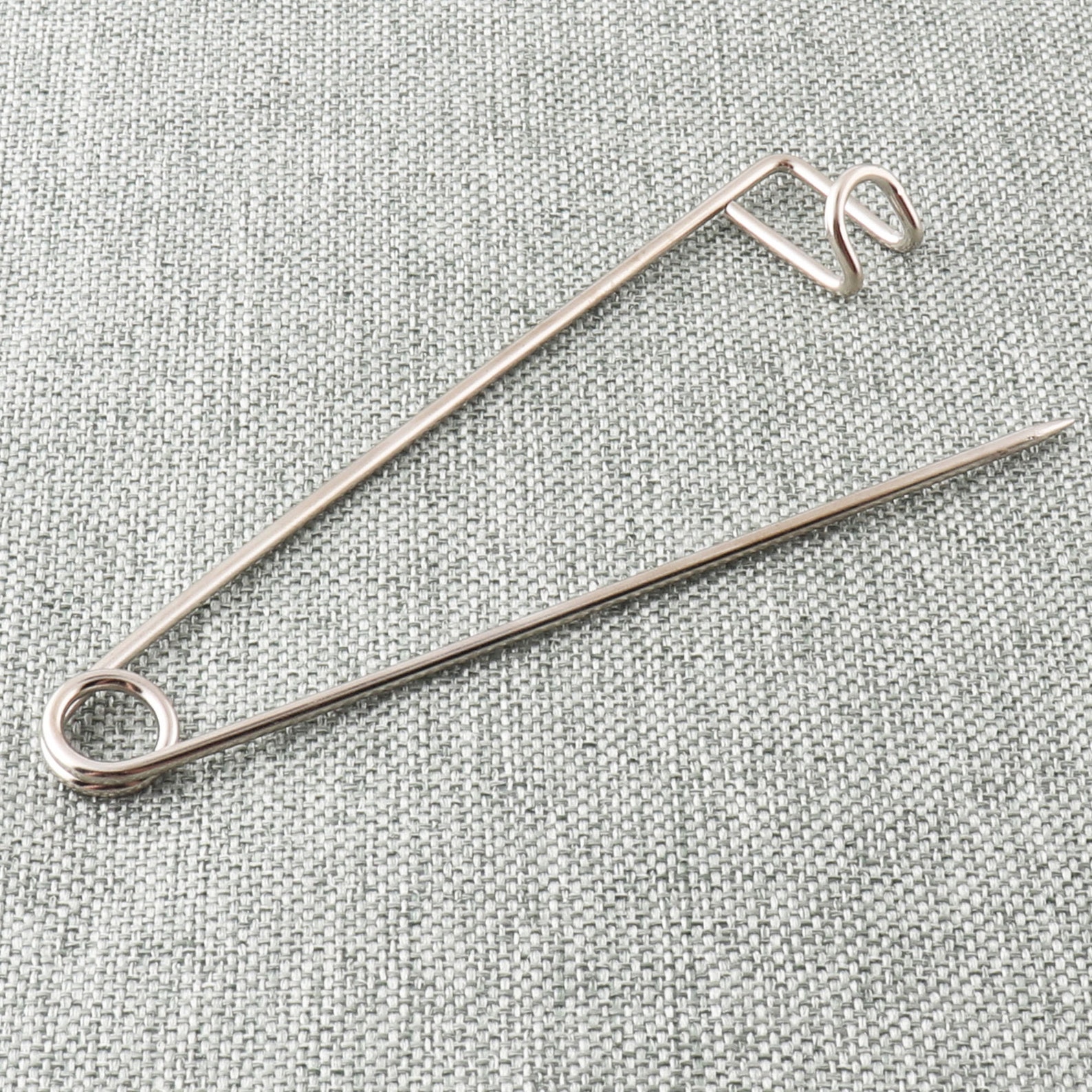 Giant Safety Pins Jumbo Laundry Safety Pins 10cm Silver Stitch Etsy