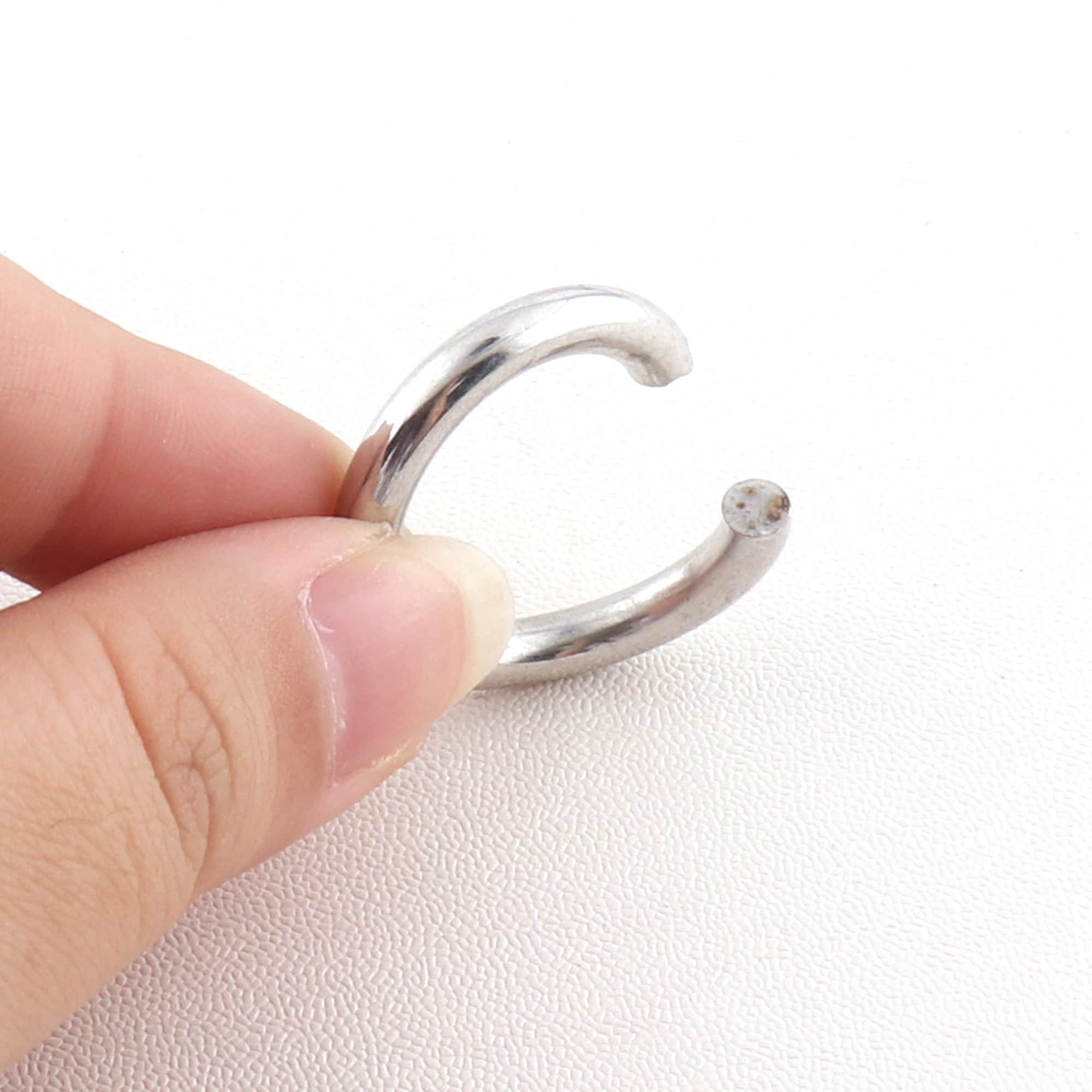 Thick 4mm Large Jump Ring Silver Jump Ring 20mm Inner Open O Etsy