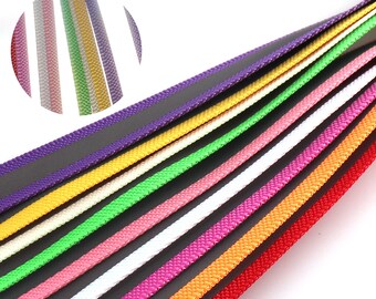 Reflective Ribbon CHOOSE YOUR COLOR Reflective Neon Webbing Tape With Reflective Stitching 3/4" Garment Accessories