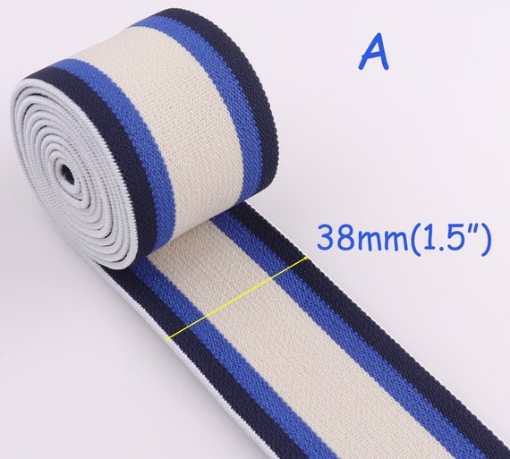 Elastic Band Wide Elastic Webbing for Garment Waistband Elastic Clothing  Accessories by the Yard 1 1/2 Inch 