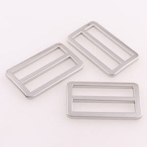 Adjuster buckle Belt Buckle Adjustable Slide Buckles Silver Strap buckle Strap slider Strap adjusters For 45mm  purse hardware webbing DIY