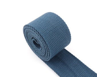 Purse webbing cotton webbing 1.25" width soft ribbon for Key Fobs Belt backpack bag garment DIY sewing accessories