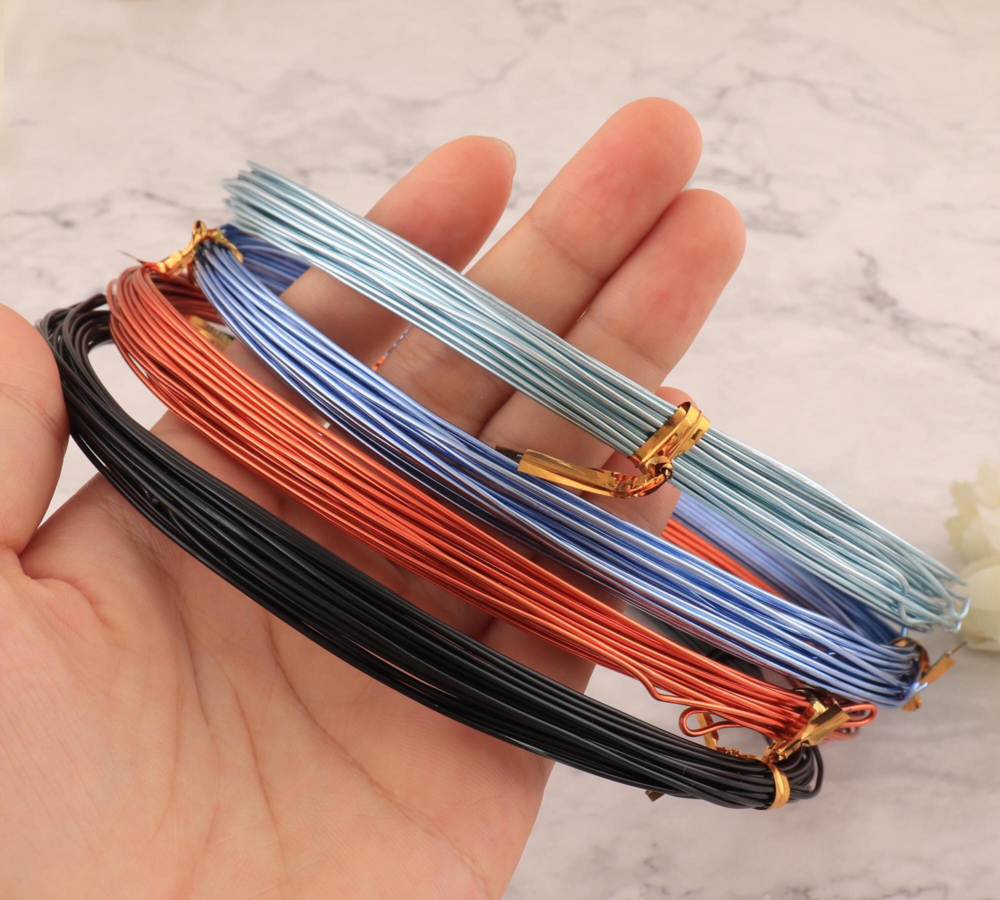 Aluminum Wire ,colorful Color Metal Craft Line Jewelry Making DIY, 18 ...
