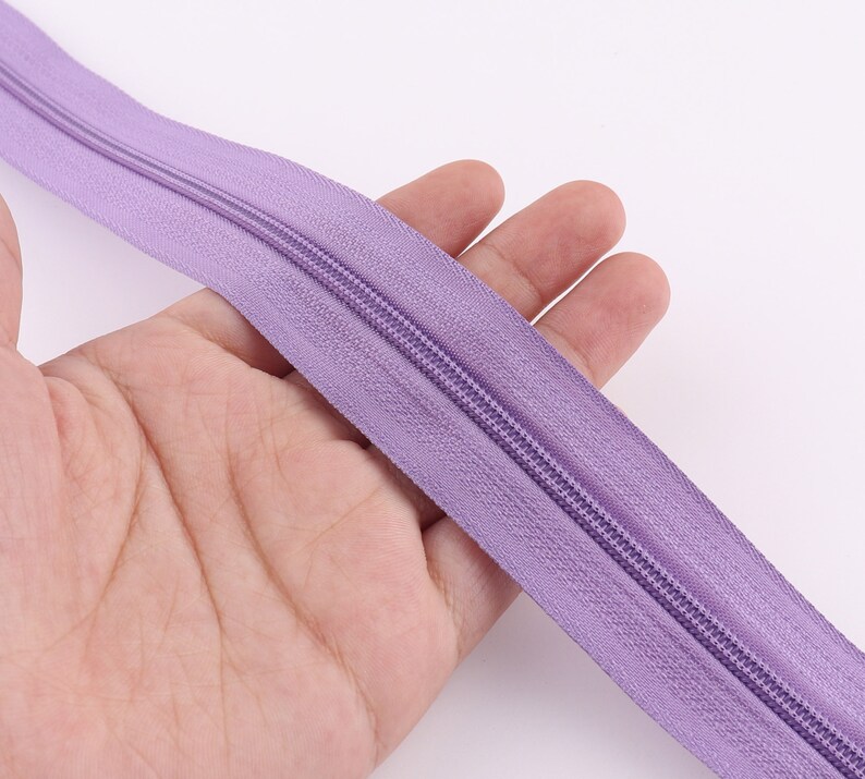 Zipper Tape Size 3zipper With Teeth Slider Purple Zipper for Etsy