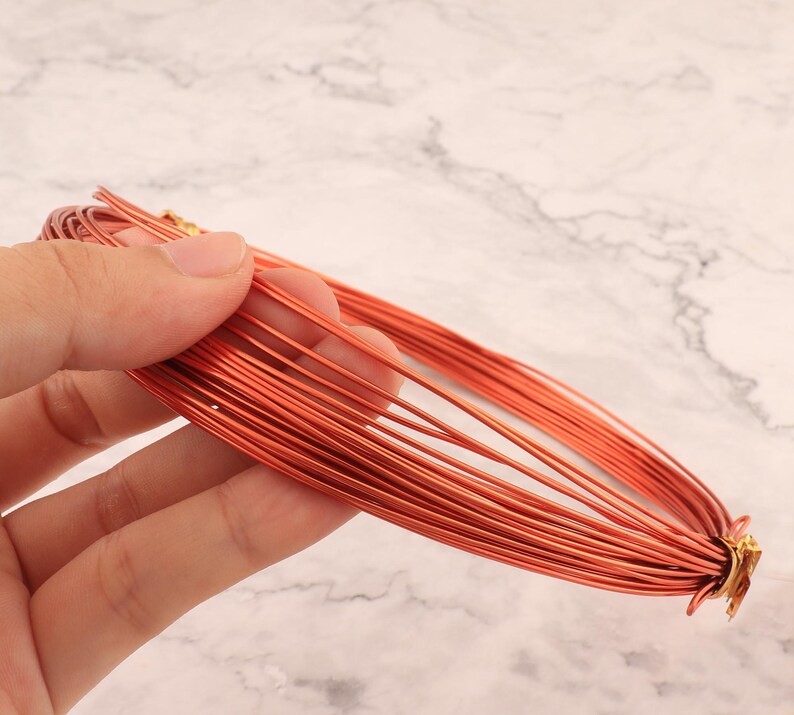 -10-15-20-25 m 1.0 mm colorful color metal craft line jewelry making DIY Aluminum wire 18 Gauge