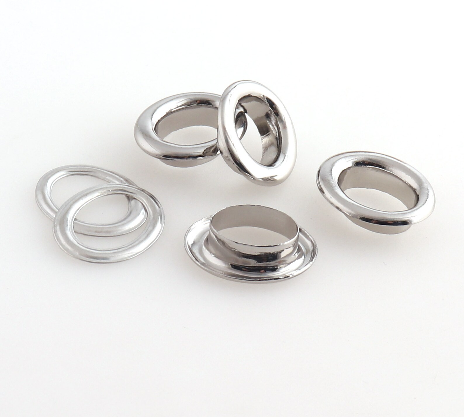 Eyelets 15mm Oval Grommets With Washers Gold/silver Brass Etsy