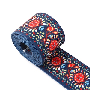Jacquard Webbing,cotton webbing Chinese Style webbing 1.5&quot; Soft Smooth Webbings for Woven Belt,Totes,Women Backpacks-By the yard