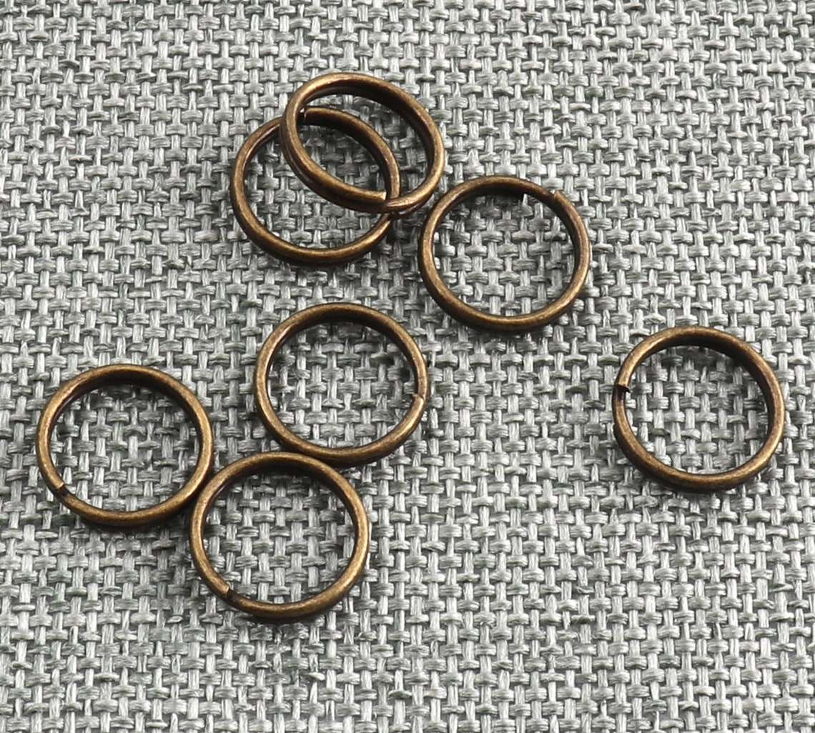 CHOOSE YOUR COLORSplit Rings 10mm Small Split Rings Open Jump Etsy