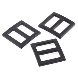 Adjustable slide buckle strap adjuster slide adjusters Black belt adjuster slide buckle for 18mm bags findings webbing clothing DIY