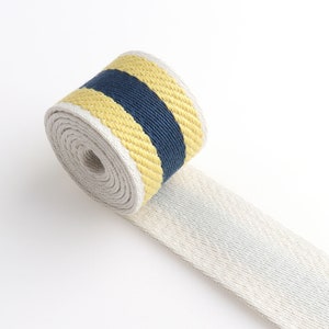 Gelbes Gurtband Weiches, glattes Gurtband, 1,5 &quot;Singelband, Streifengurtband, Geldbörse Leine Straps für Schlüsselanhänger, Bulk-Lager