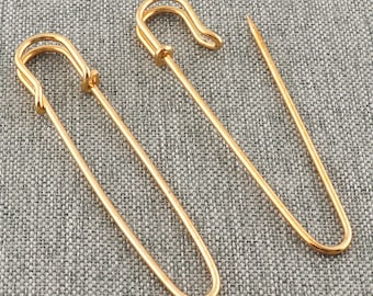 Grandi Spille Di Sicurezza In Acciaio Inox Da 50 Mm – 10 Pezzi? Forti E Resistenti Per Artigianato, Coperte, Borse E Tende