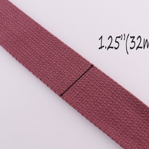 Fabric Strap Webbing Cotton Webbing 1.25" Purple Soft Ribbon Stripe ...