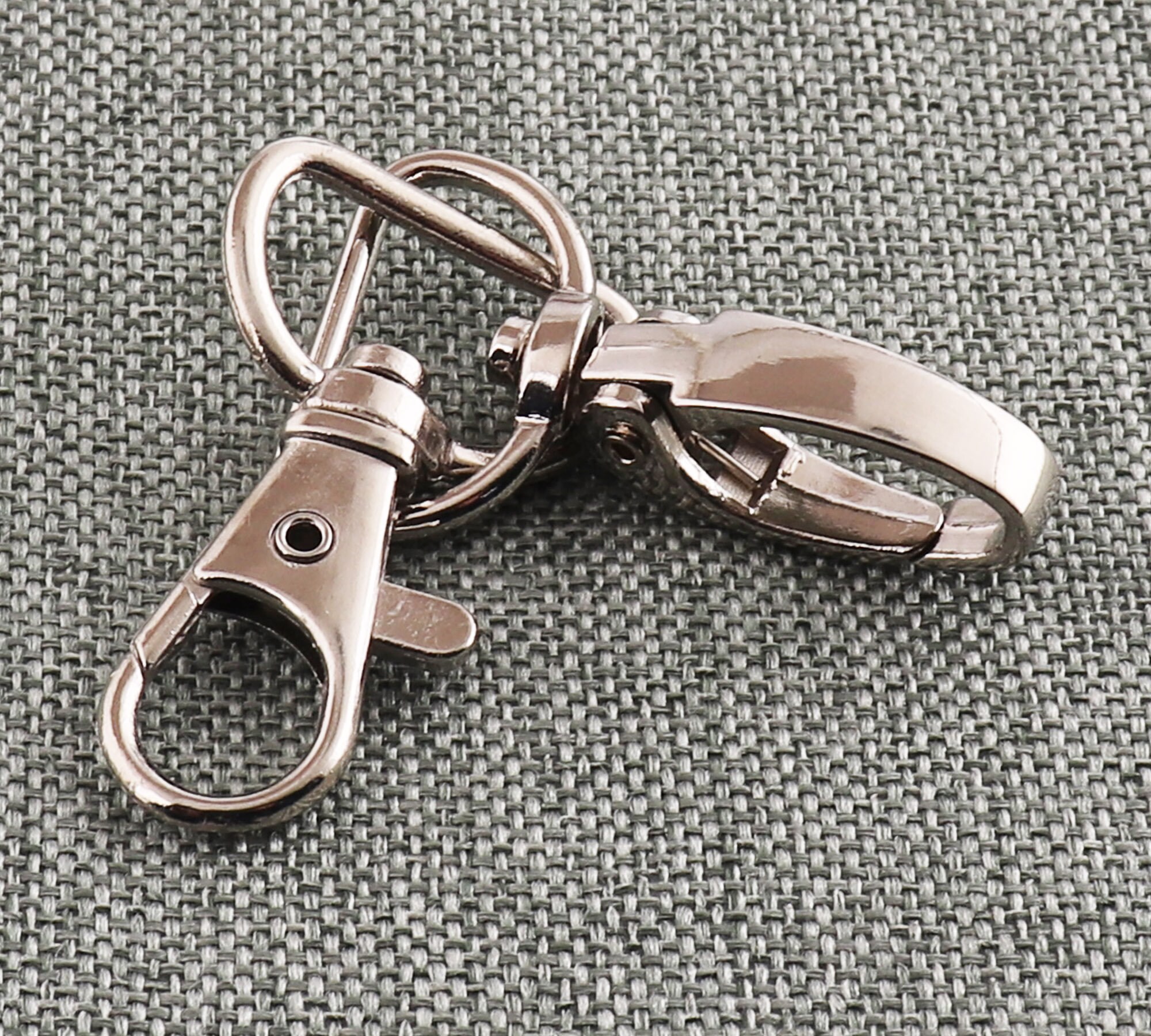 Silver Swivel Clasp 3/4 Inch Swivel Clips Trigger Snap Hook Etsy