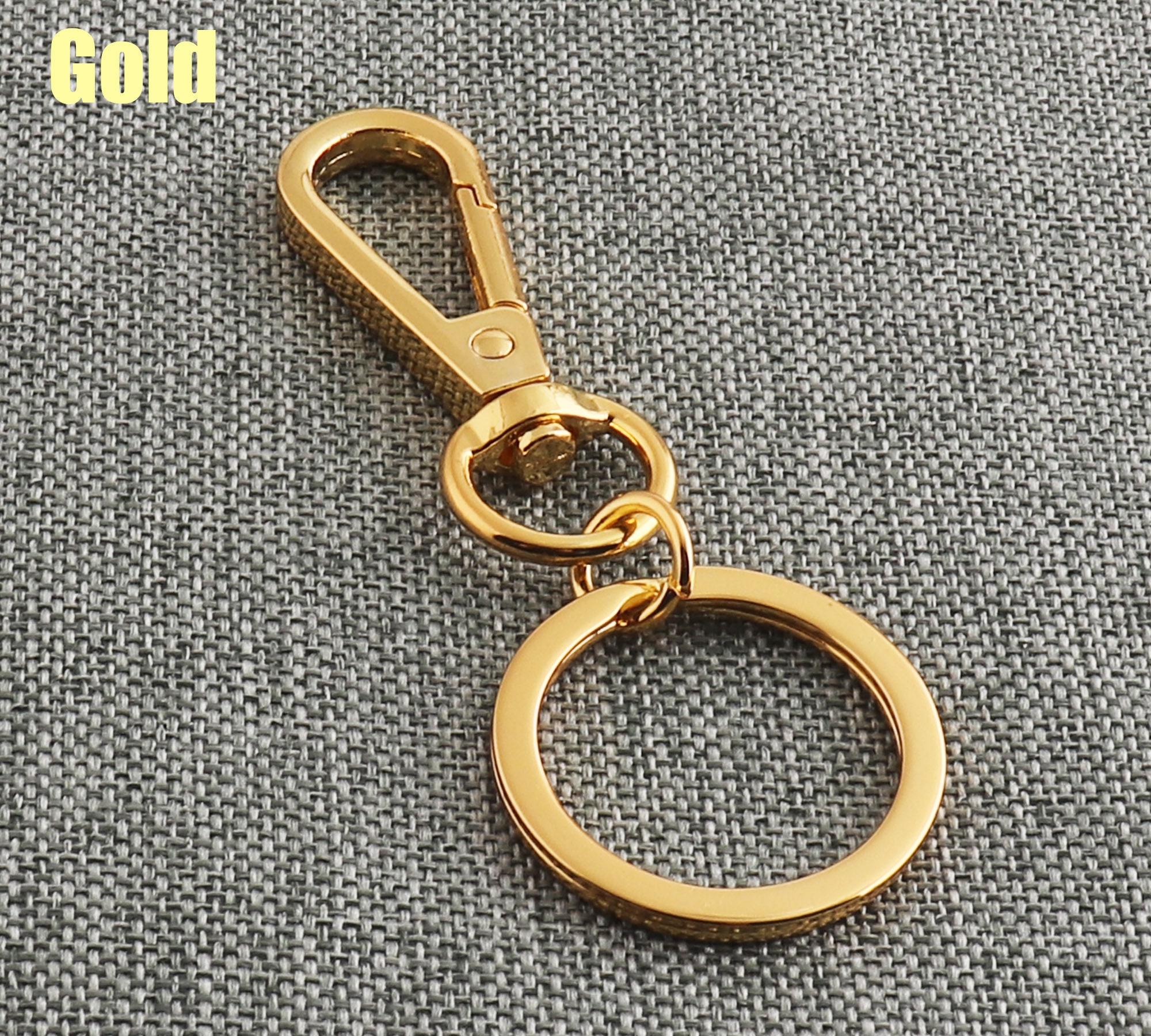 Key On Large Key Chain Large Key Chain 79mm Key Ring With Lobster Swivel Clasps Gunmetal ...