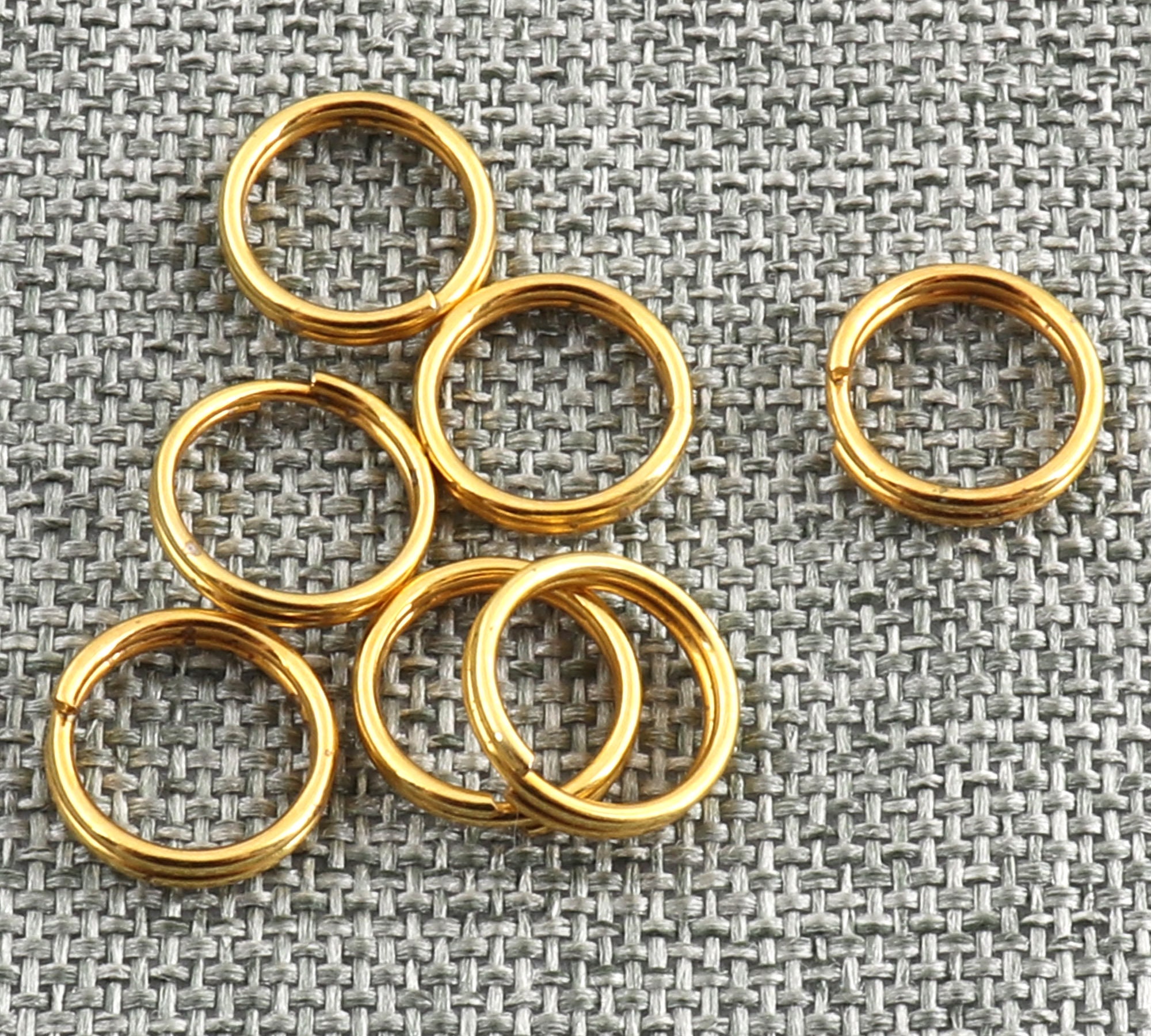 500 pcs Gold Plated Split Open Jump Rings 10mm Jewelry 23G Findings Ma –  Sweet Crafty Tools