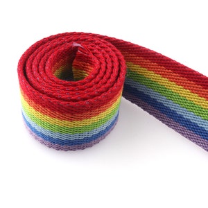 Strap webbing 1.5" cotton/polyester webbing soft ribbon 7 color cotton webbing for Handbag Strap Webbing Belt Strap Webbing Bag strap image 2