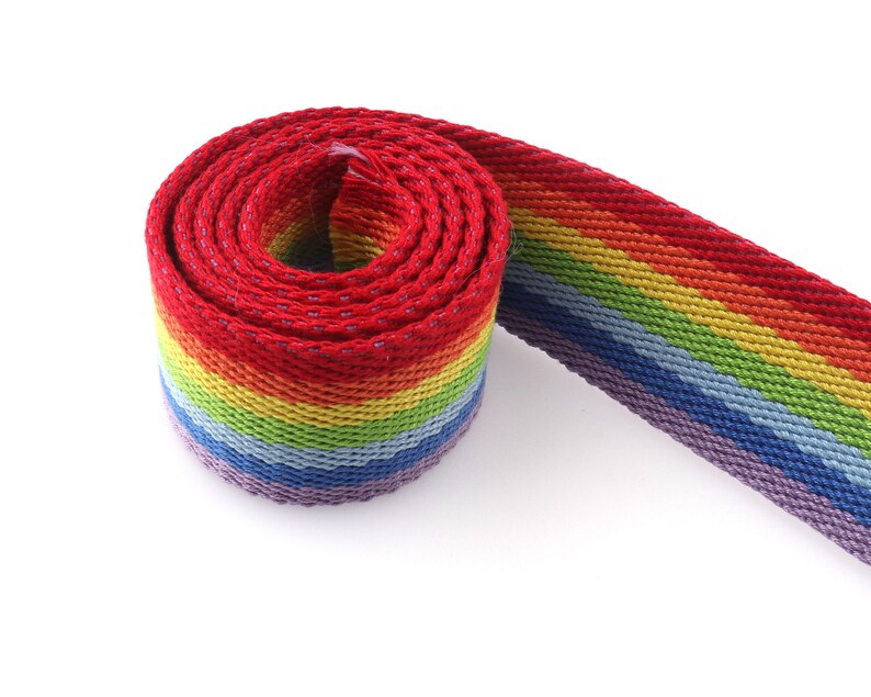 Strap webbing 1.5" cotton/polyester webbing soft ribbon 7 color cotton webbing for Handbag Strap Webbing Belt Strap Webbing Bag strap image 2
