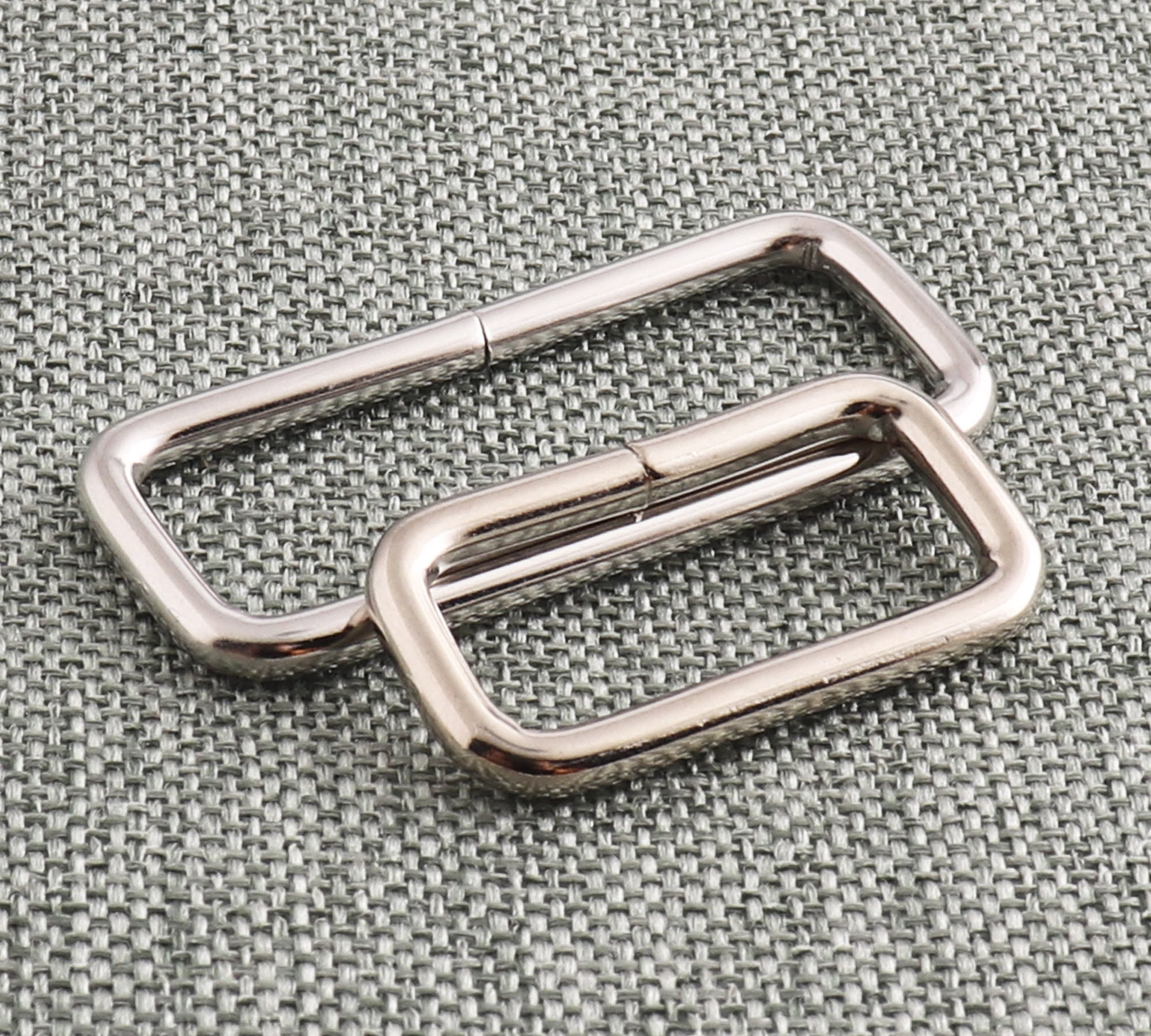 10 Pcs Rectangle Ring No Welded For webbing Belt Ribbon Leather Strap buckles Metal Bronze 1 25mm 