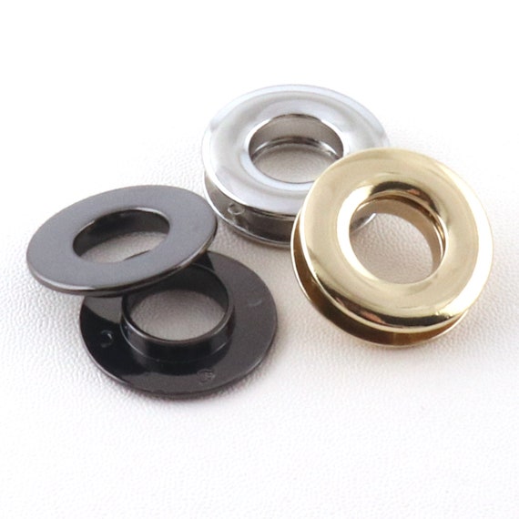 Eyelets Screw Grommet 1 2 Inch Alloy Eyelet Gunmrtal Round Grommets for Leather Craft Curtain Eyelets and Rings Clip Purse Hardware 4sets Etsy UK