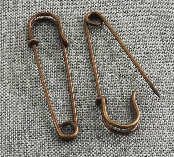 500 Spille Da Balia In Bronzo Mini 19mm TAODAN - Piccole Clip Di Fissaggio In Metallo Per Gioielli, Etichette, Cucito E Artigianato