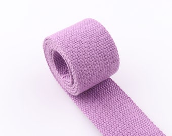 Purse webbing 1.5" width cotton webbing soft ribbon for Key Fobs Belt backpack bag garment diy sewing accessories