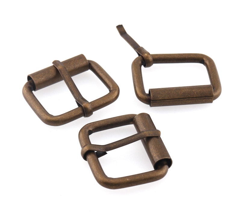 Movable Slide Buckle Belt Buckle Strap Keeper Buckle Antique Etsy