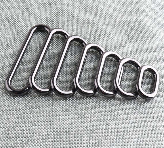 WUTA D Gancio di Coda Fibbia D Anello Chiusura a Moschettone Rullo in Metallo Fibbia ad Ardiglione Accessori Fai da Te per LV Borsa Cinghia Cintura Collare per Cane 1 Pezzo
