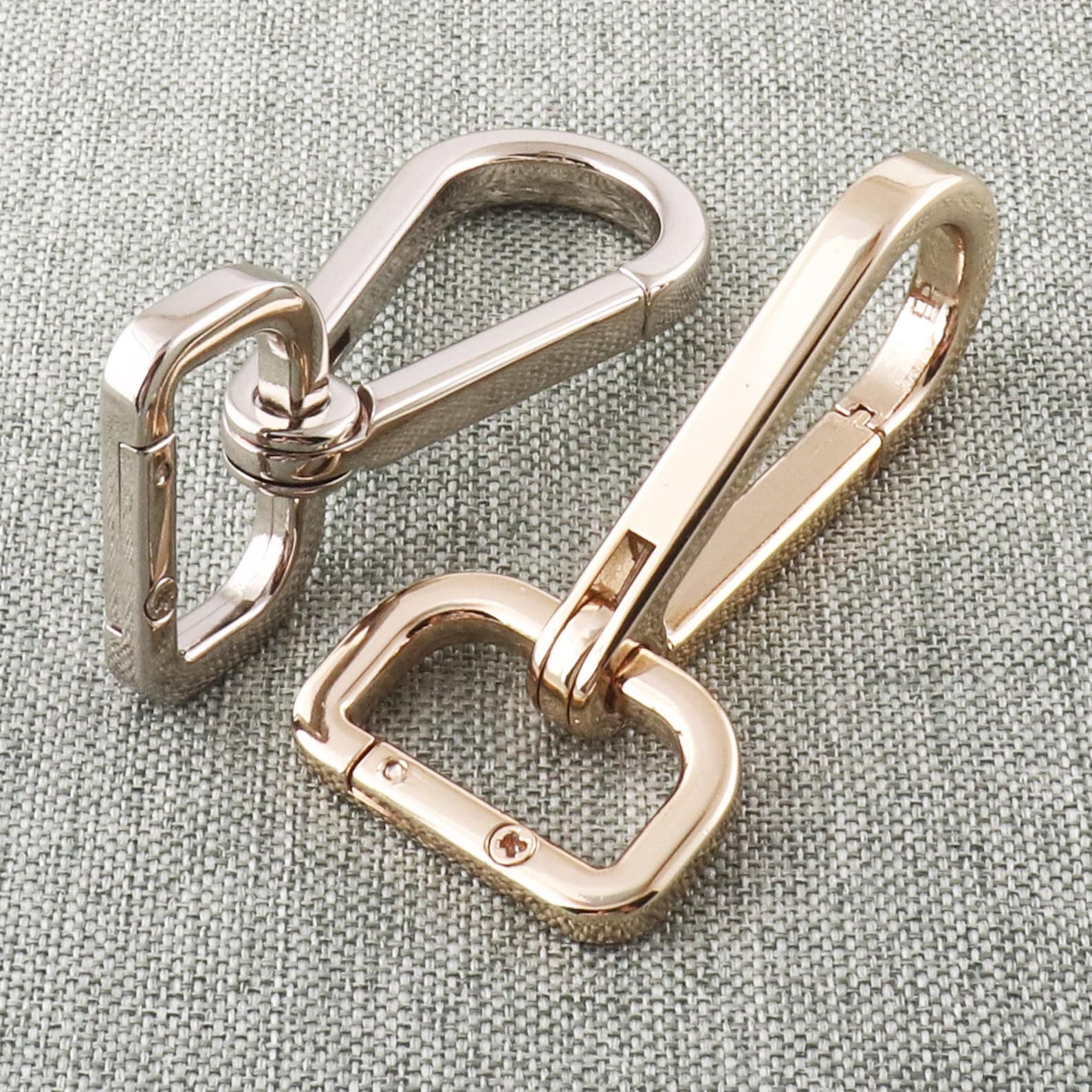 Swivel Clasp Large Swivel Lobster 1 Inch Light Gold/silver Etsy