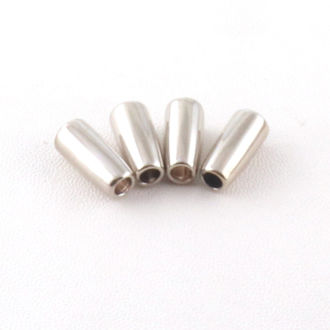 Metal Cord Grip Cap Toggle Silver 3mm Strap Adjusters Cord Stopper ...