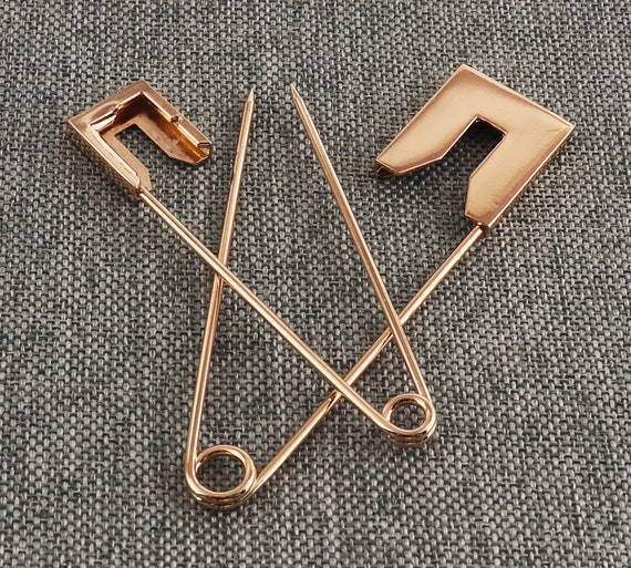 Gold Safety Pins Large Blanket Pins 70/80mm Metal Pins Jumbo Pins Charming  Pins FOR Sewing Clothing Jewelry Making-10pcs 