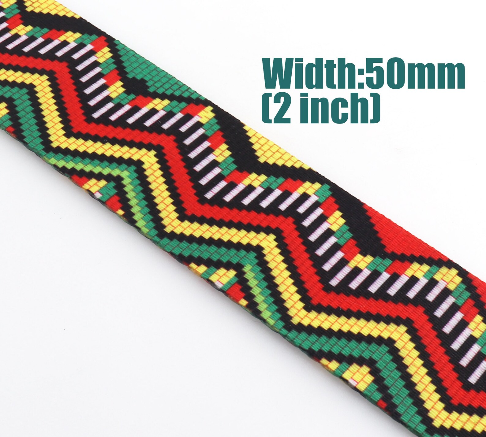 Webbing 2 Inch Wide Mosaic Stripe Webbing Soft Handbag Strap - Etsy
