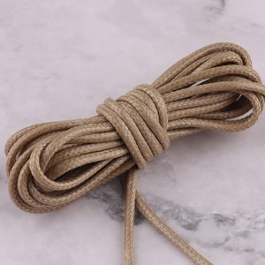 Weaving Cord Wax Polyester Cord Top Quality Korean Rope 2mm Gray String Beading Cord Jewelry Making Knotting Cords String Thread Jewelry