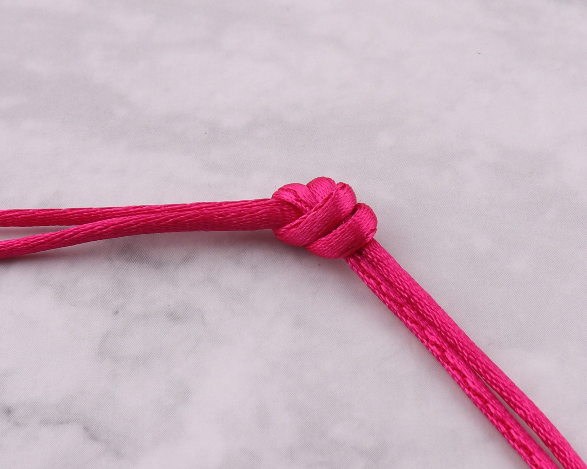 Satin Cord Beading String 2MM Red Rattail Cord Top Quality String Nylon ...
